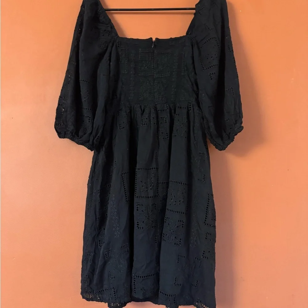 Johnny Was Ella Mini Dress in black size Small